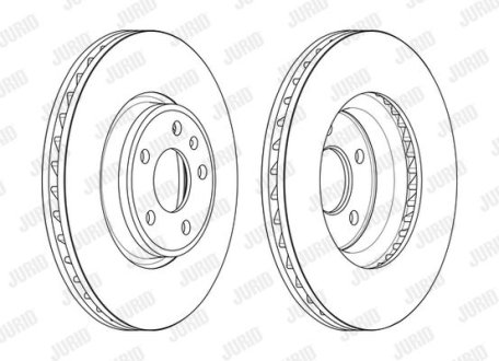 Диск гальмівний JURID 563174JC-1