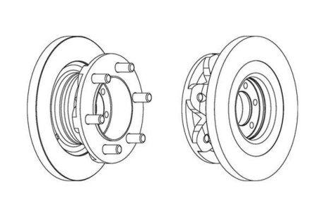 Диск гальмівний JURID 567118J