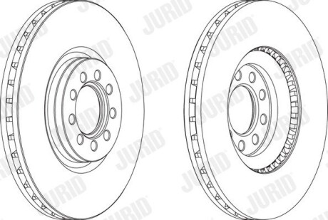 Тормозной диск JURID 569164J