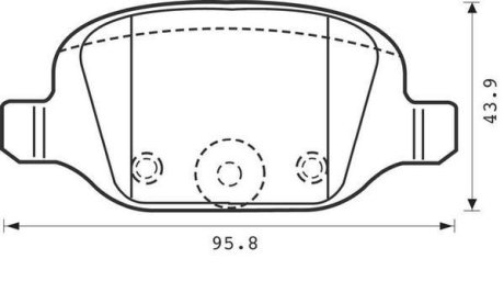 Колодки гальмівні дискові, комплект JURID 573019J (фото 1)