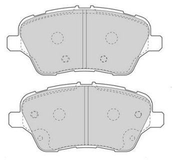 Колодки гальмівні дискові, комплект JURID 573363J (фото 1)