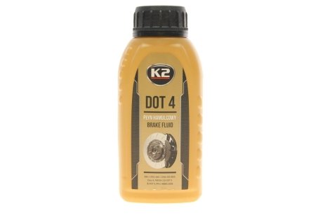 Гальмівна рідина / TURBO DOT 4 BRAKE FLUID 250ML K2 T124