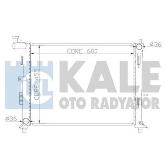 Радиатор охлаждения Hyundai i30, Elentra / Kia Ceed, Ceed Sw, Pro Ceed KALE OTO RADYATOR 341980