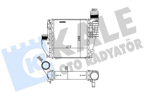 Интеркулер Citroen C4 Grand Picasso II, C4 Picasso II KALE OTO RADYATOR 342815