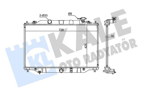 Радіатор охолодження Mazda Cx-5 Radiator KALE OTO RADYATOR 347930