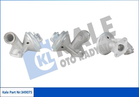 Клапан EGR Citroen C3, Xsara, Ford Fiesta, Fusion, Peugeot 206 KALE OTO RADYATOR 349075