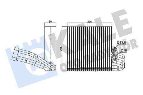 Радіатор KALE OTO RADYATOR 350135