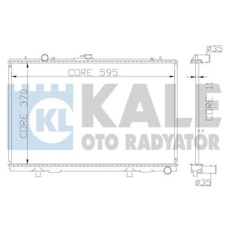 Радиатор охлаждения Mitsubishi L 200 KALE OTO RADYATOR 362200 (фото 1)