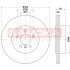 Гальмiвнi диски BMW 5 GT (F07) 09-/5 (F10/F11) 10-/6 10-/7 08- KAMOKA 103248 (фото 1)