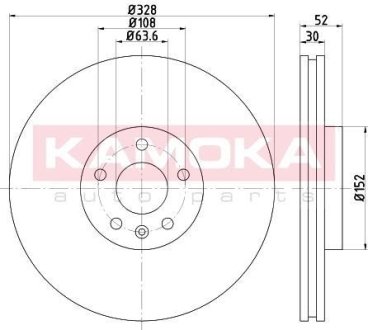 Тормозной диск KAMOKA 103305