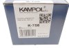 Комплект гальмівних колодок KAMPOL K-758 (фото 3)