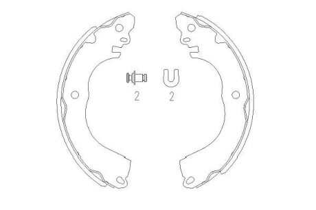 Накладки тормозные KAVO KBS-7416