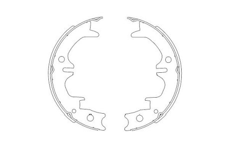 Комплект тормозных колодок KAVO KBS-9911