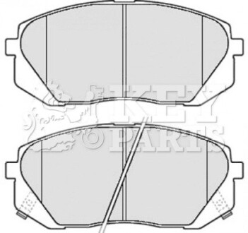 Гальмiвнi колодки дисковi KEY PARTS KBP2081 (фото 1)