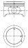 Поршень двигуна KOLBENSCHMIDT 40161600 (фото 1)