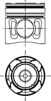 Поршень KOLBENSCHMIDT 40162601