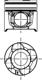 Поршень KOLBENSCHMIDT 40217600