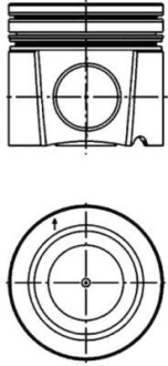 Поршень KOLBENSCHMIDT 40310600