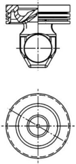 Поршень KOLBENSCHMIDT 40338600