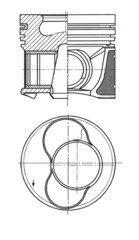 Поршень KOLBENSCHMIDT 41159610
