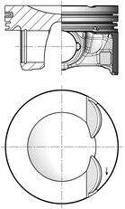 Поршень KOLBENSCHMIDT 41533620