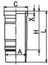 Гильза цилиндра KOLBENSCHMIDT 89 916 110