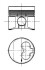 Поршень з кільцями VAG 80.01 1.9TD AAZ/ABL/ADE (KS) KOLBENSCHMIDT 91429620 (фото 1)