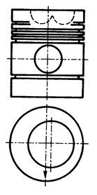 Поршень KOLBENSCHMIDT 92772600