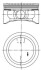 Поршень з кільцями OPEL 86,50 2,2i 16V Z22SE (KS) KOLBENSCHMIDT 94912620 (фото 1)