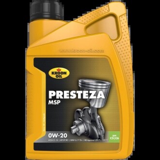 Олива моторна Presteza MSP 0W-20 1л KROON OIL 36495