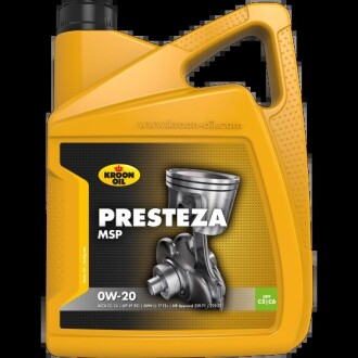 Олива моторна Presteza MSP 0W-20 5л KROON OIL 36497