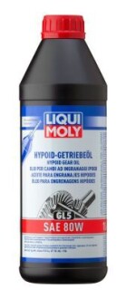 Масло трансмиссионное "Hypoid Getriebeoil 80W", 1л LIQUI MOLY 1025