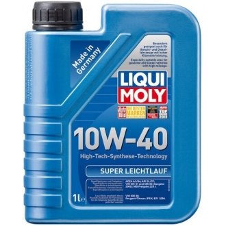 Масло моторное Super Leichtlauf 10W-40 (1 л) LIQUI MOLY 1928