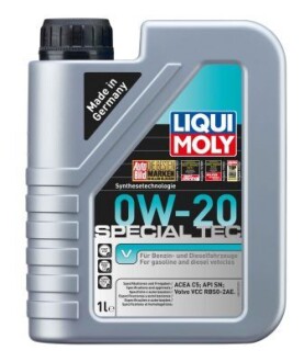 Моторна олива Special Tec V 0W-20, 1л LIQUI MOLY 20631