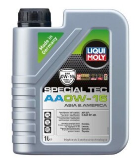 Моторна олива 0W16 1л. LIQUI MOLY 21326