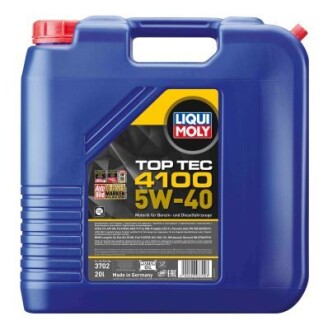 Масло моторное Top Tec 4100 5W-40 (20 л) LIQUI MOLY 3702