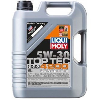 Масло моторное Top Tec 4200 5W-30 (5 л) LIQUI MOLY 7661 (фото 1)