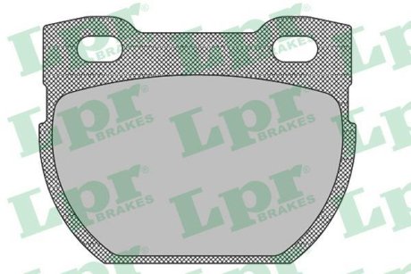 Колодки гальмівні дискові, комплект LPR 05P1441