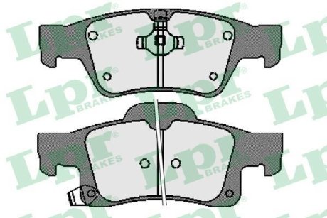 Колодки гальмівні дискові, комплект LPR 05P1737