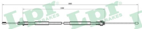 Трос, стояночная тормозная система LPR C0105B