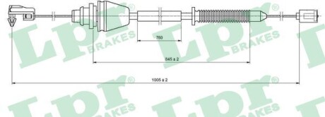 Трос акселератора LPR C0148A