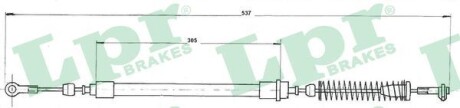 Трос, стояночная тормозная система LPR C0215B