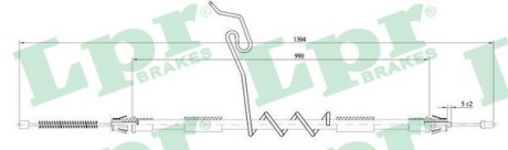 Трос, стояночная тормозная система LPR C0296B