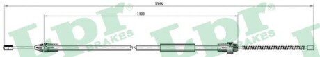 Трос, стояночная тормозная система LPR C0681B (фото 1)