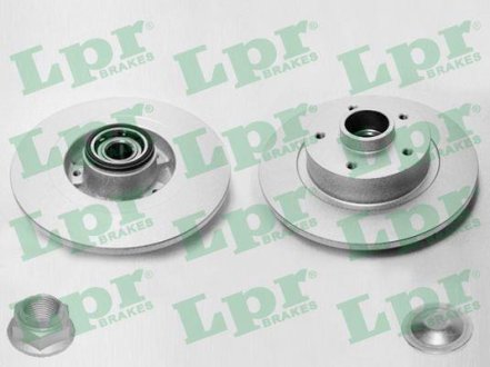 Тормозной диск LPR R1049PRCA (фото 1)