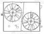 Електровентилятори охолодження з кожухом (2 вент.) Chevrolet Captiva/Opel Antara (06-) (LFK 0543) LUZAR LFK0543 (фото 3)