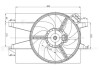 Электровентилятор охлаждения с кожухом Fiesta (01-)/Fusion (02-) (LFK 1031) LUZAR LFK1031 (фото 3)