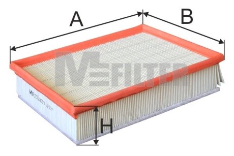 Фільтр повітряний T4 96-03 (з поролоном) M-FILTER K 433/1