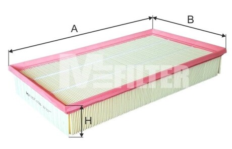 Фільтр повітряний VW Passat/Tiguan 2.0 TDI 14- M-FILTER K 7096