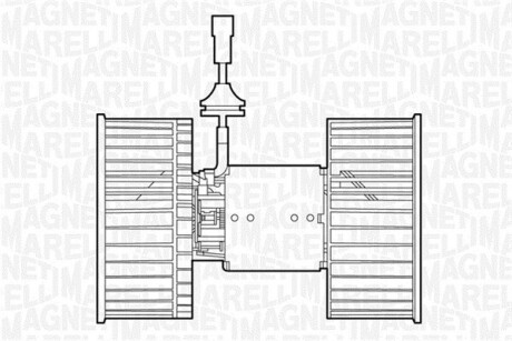 Вентилятор салона MAGNETI MARELLI 069 41 253 401 0